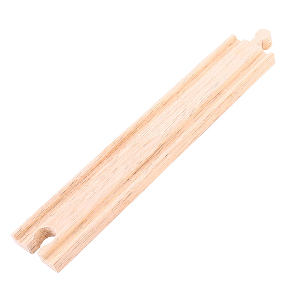 Bigjigs Toys 4 Long Straight Track Pieces for Wooden Train Sets