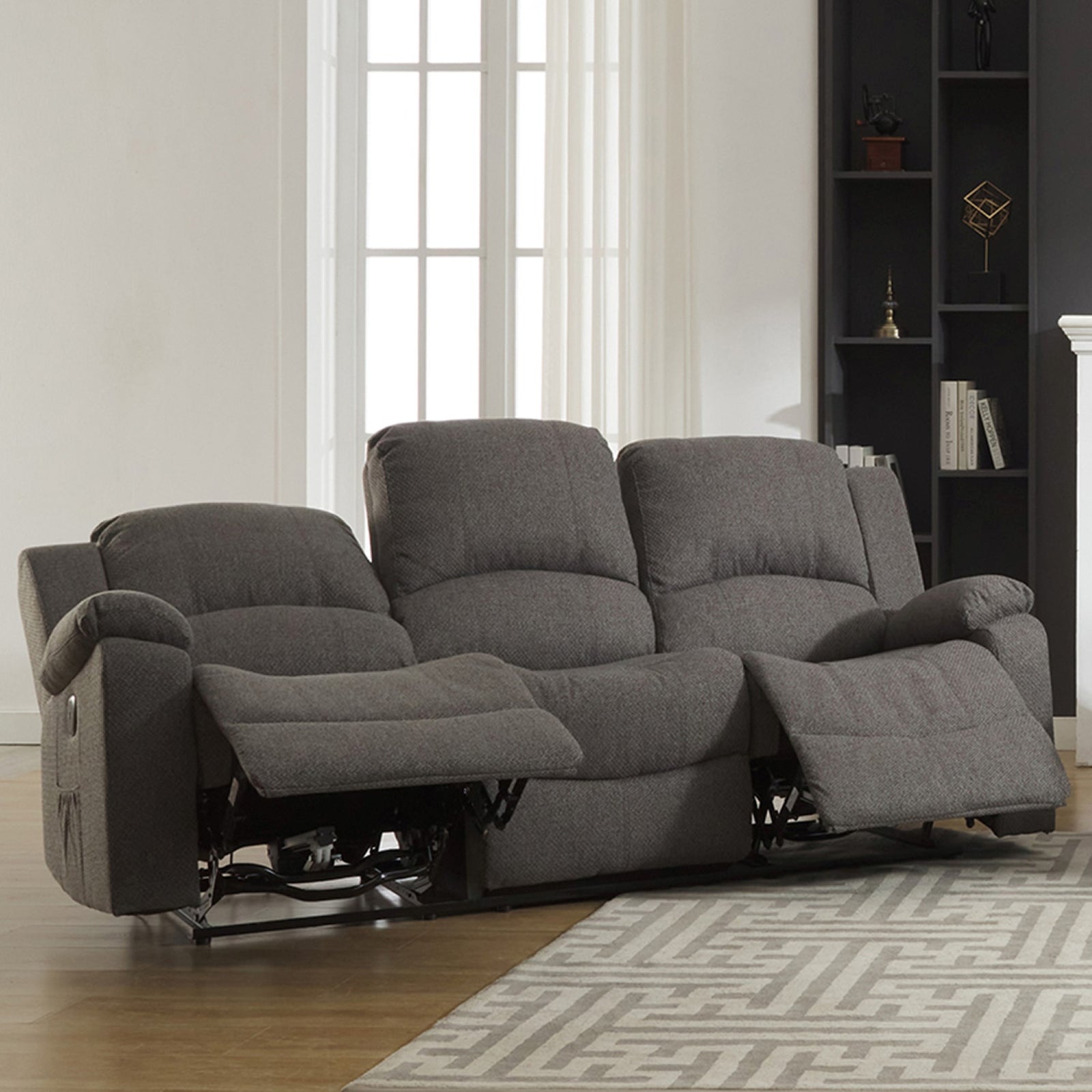 Marldon 3 Seat Reclining Sofa | 3 | Dark Grey