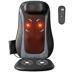 HOMCOM Back Massager With Heat, Deep Tissue Massage Chair For Home Office