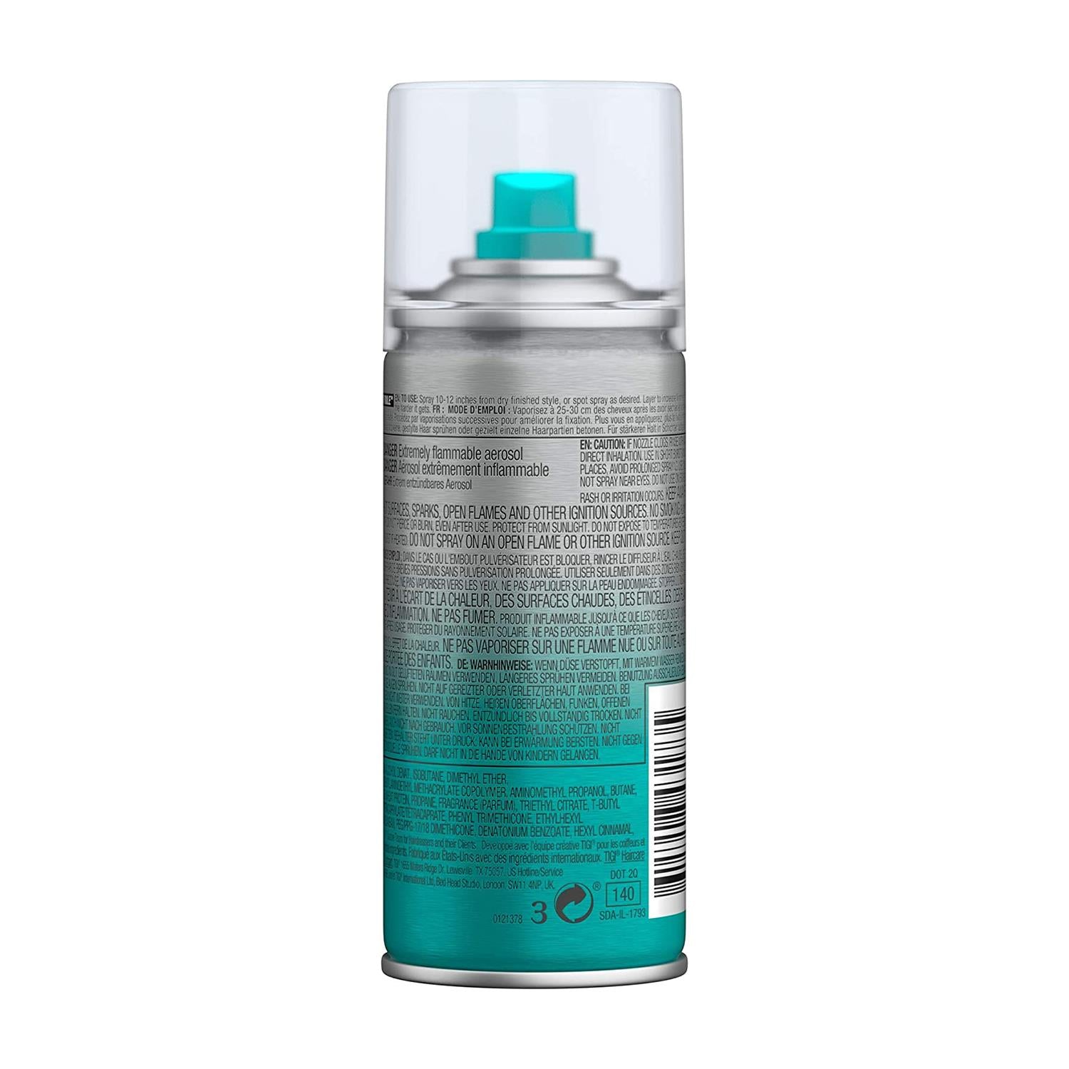 Hard Head Hairspray For Long-lasting Extreme Hold, 100 Ml