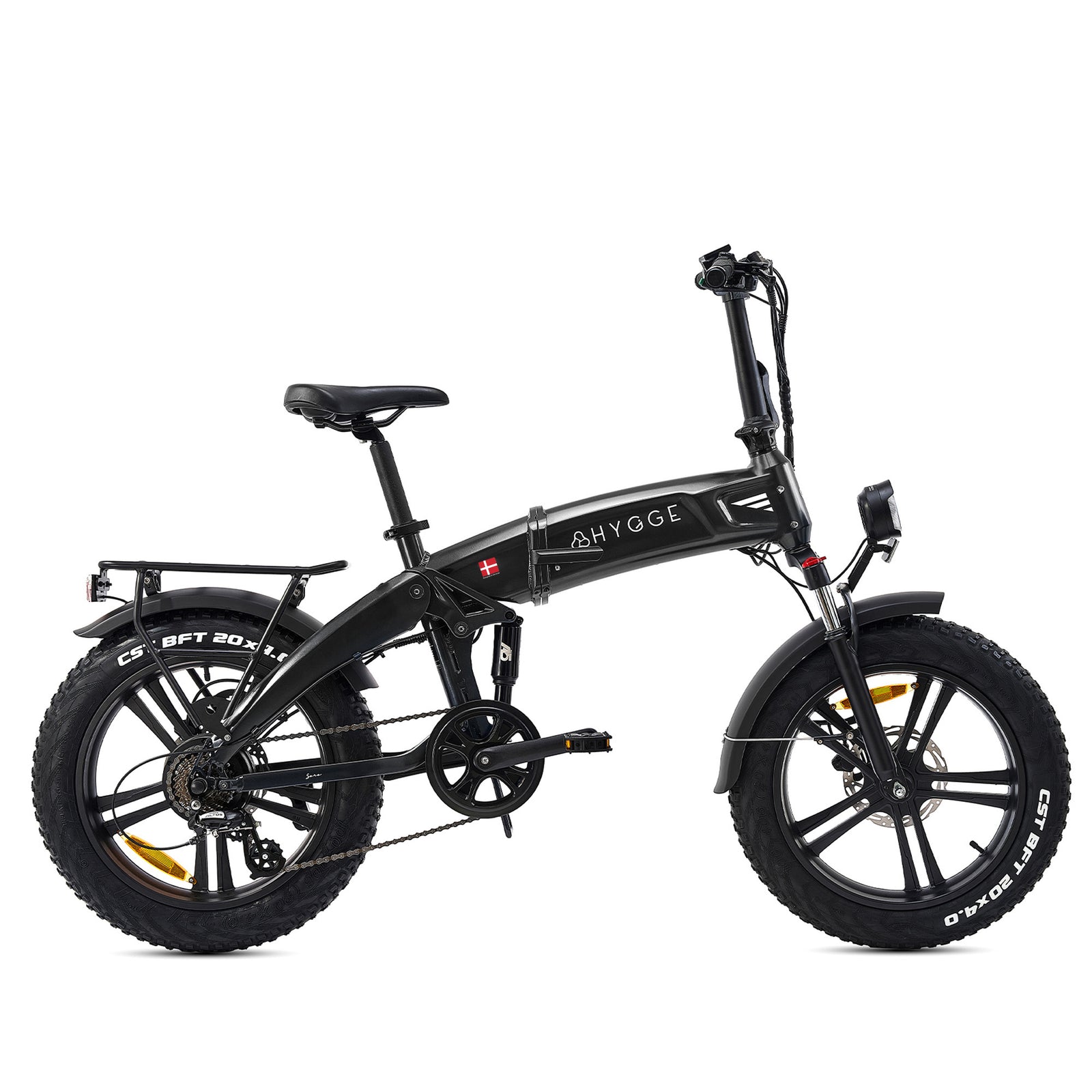 Sorø 2026 - Folding Fat Tyre E-bike 48V 14.5Ah | Black