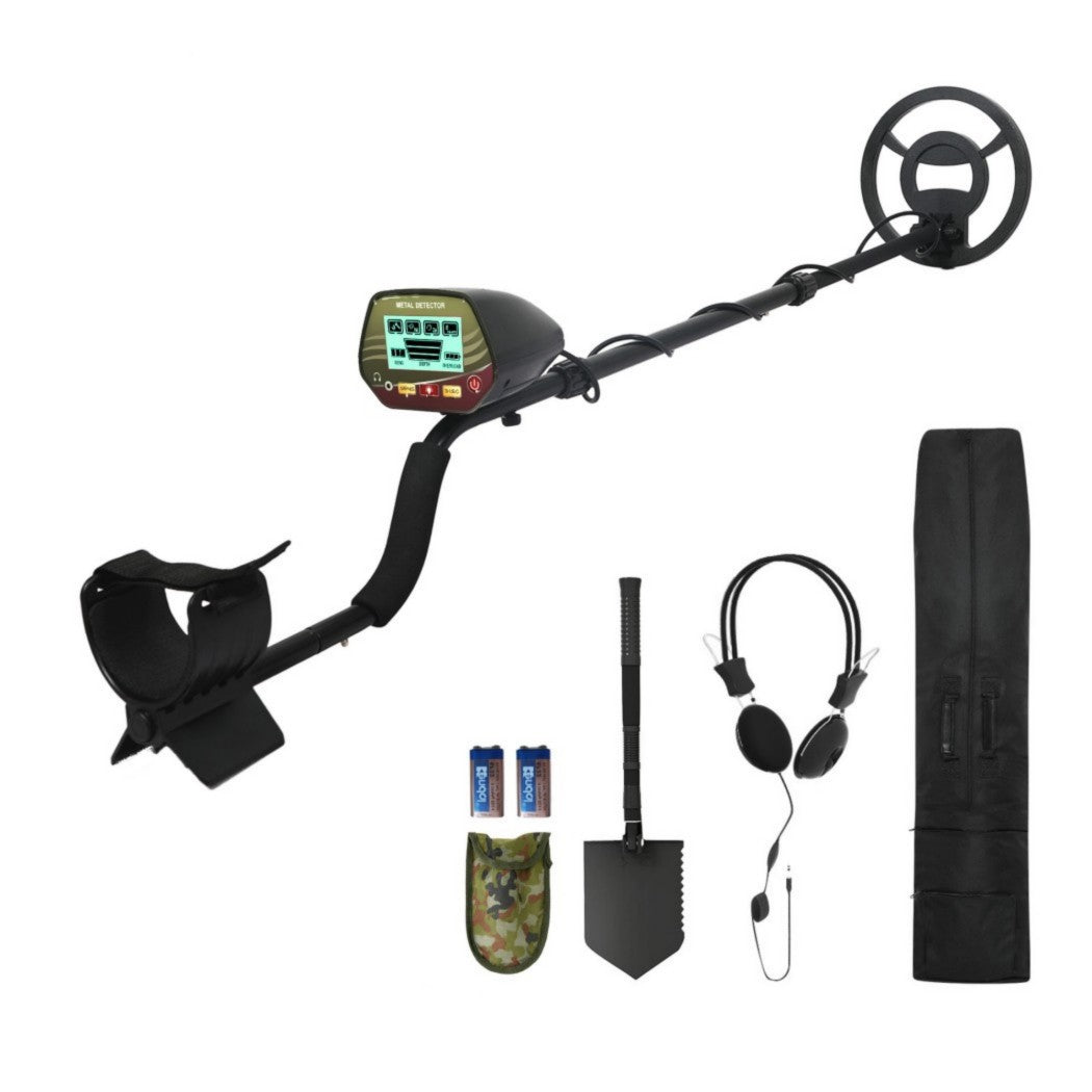 Metal Detector Professional Waterproof For Beginner 4 Search Mode | Black