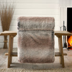 Ashbourne Ultrasoft Faux Fur Throw | 130cm x 180cm | Brown