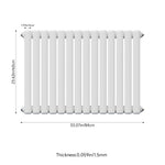 4633 Btu Horizontal Double Column Radiator