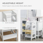 Step Stool Toddler Kitchen Stool With Adjustable Standing Platform | Grey