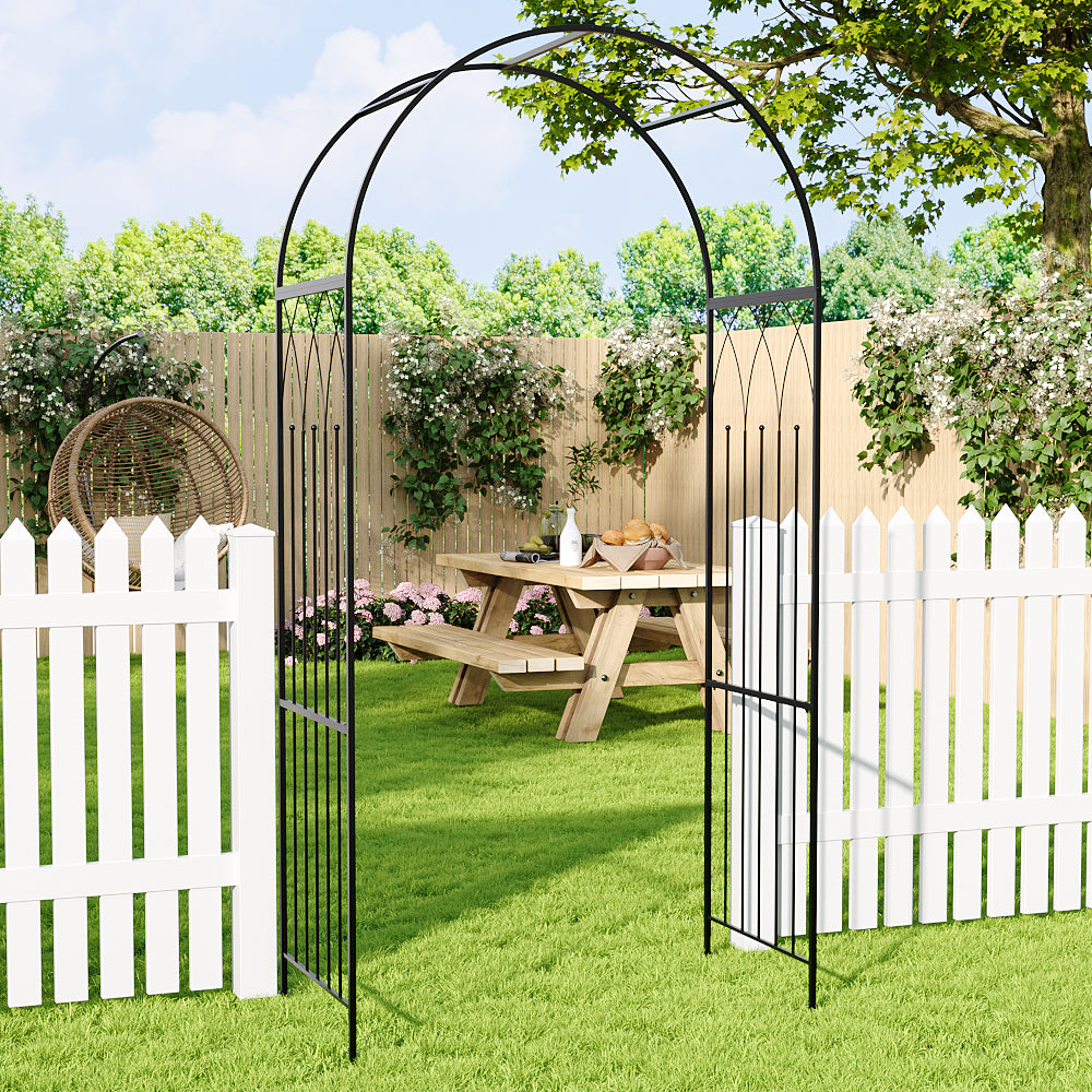 Black Garden Metal Arch