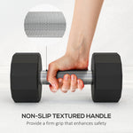 2 X 6kg Dumbbells With Non-slip Grip