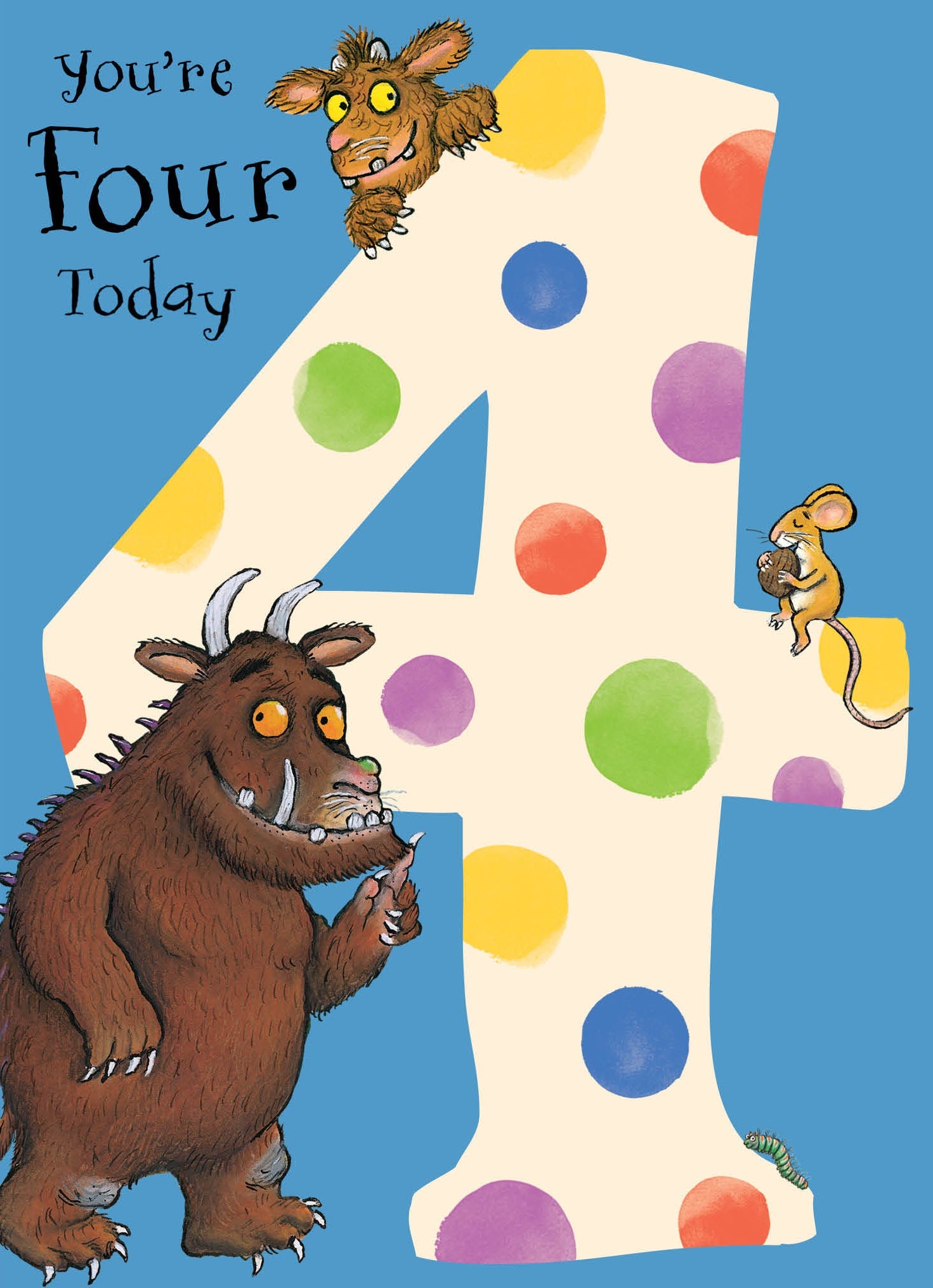 Age 4 Birthday Card Official Product