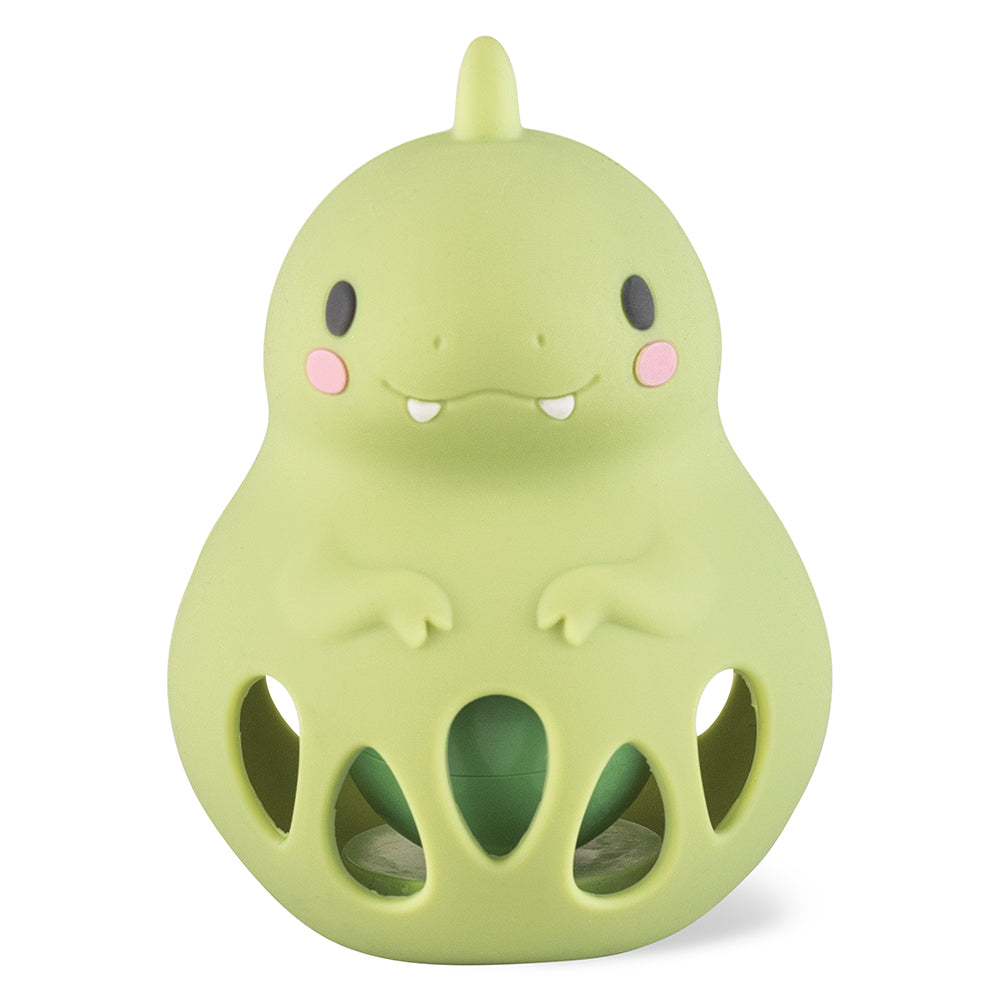Silicone Dinosaur Rattle For Babies