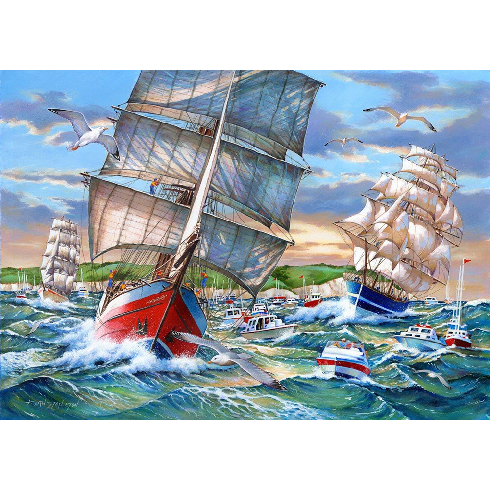 Tall Ships - 1000 Piece Jigsaw Puzzle For Adults