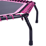 48in Bungee Cords Hexagonal Trampoline With Adjustable T-bar Handle
