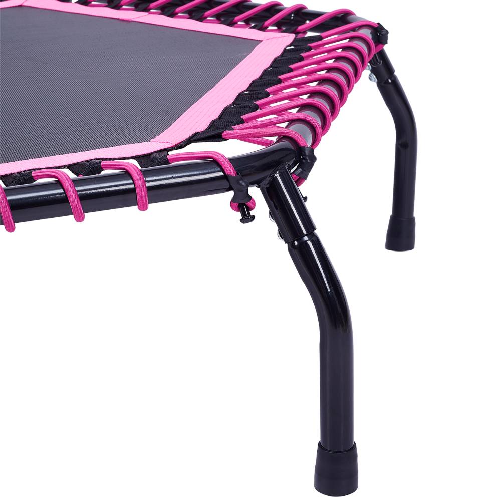 48in Bungee Cords Hexagonal Trampoline With Adjustable T-bar Handle