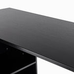 Computer Desk Table Workstation L Shape Drawer Shelf File | Black