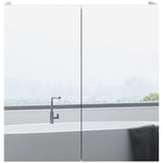 Wall Mounted Bathroom Storage Cupboard With Mirror And Shelf