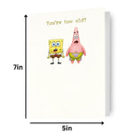 SpongeBob SquarePants And Patrick Birthday Card Official Product