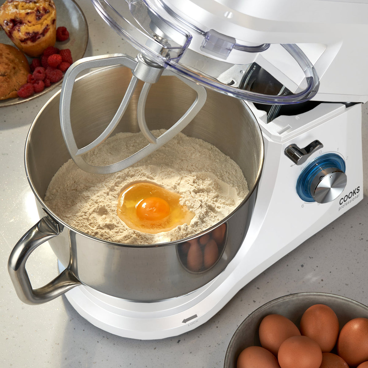 Cooks Professional 7l Stand Mixer 1200w With 6 Speeds