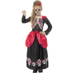 Deluxe Day Of The Dead Girl Costume | Age 10-12