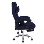 Swivel Velvet Office Chair Ergonomic Leisure Chair Height Adjustable Desk Chair | Black