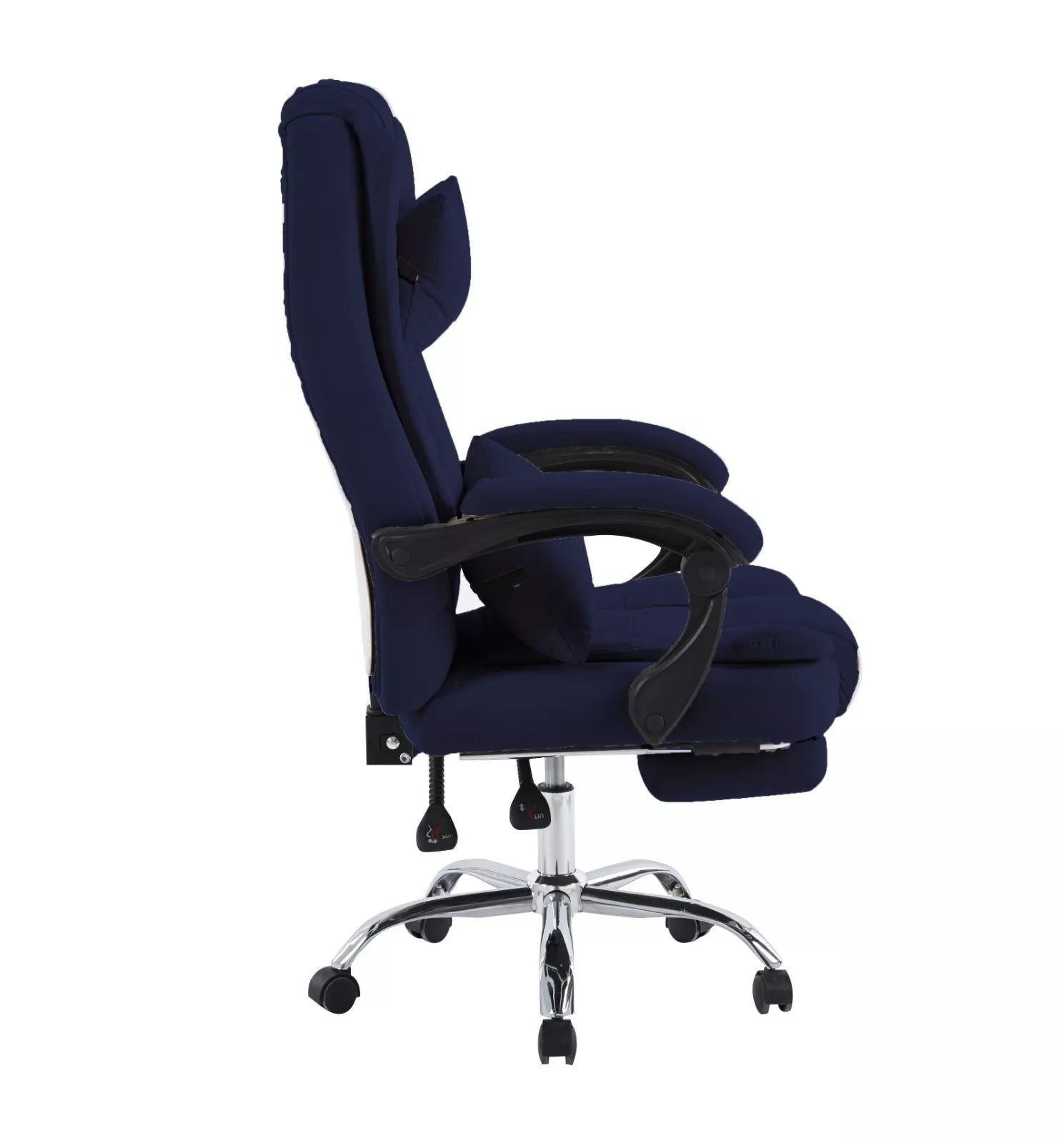 Swivel Velvet Office Chair Ergonomic Leisure Chair Height Adjustable Desk Chair | Black