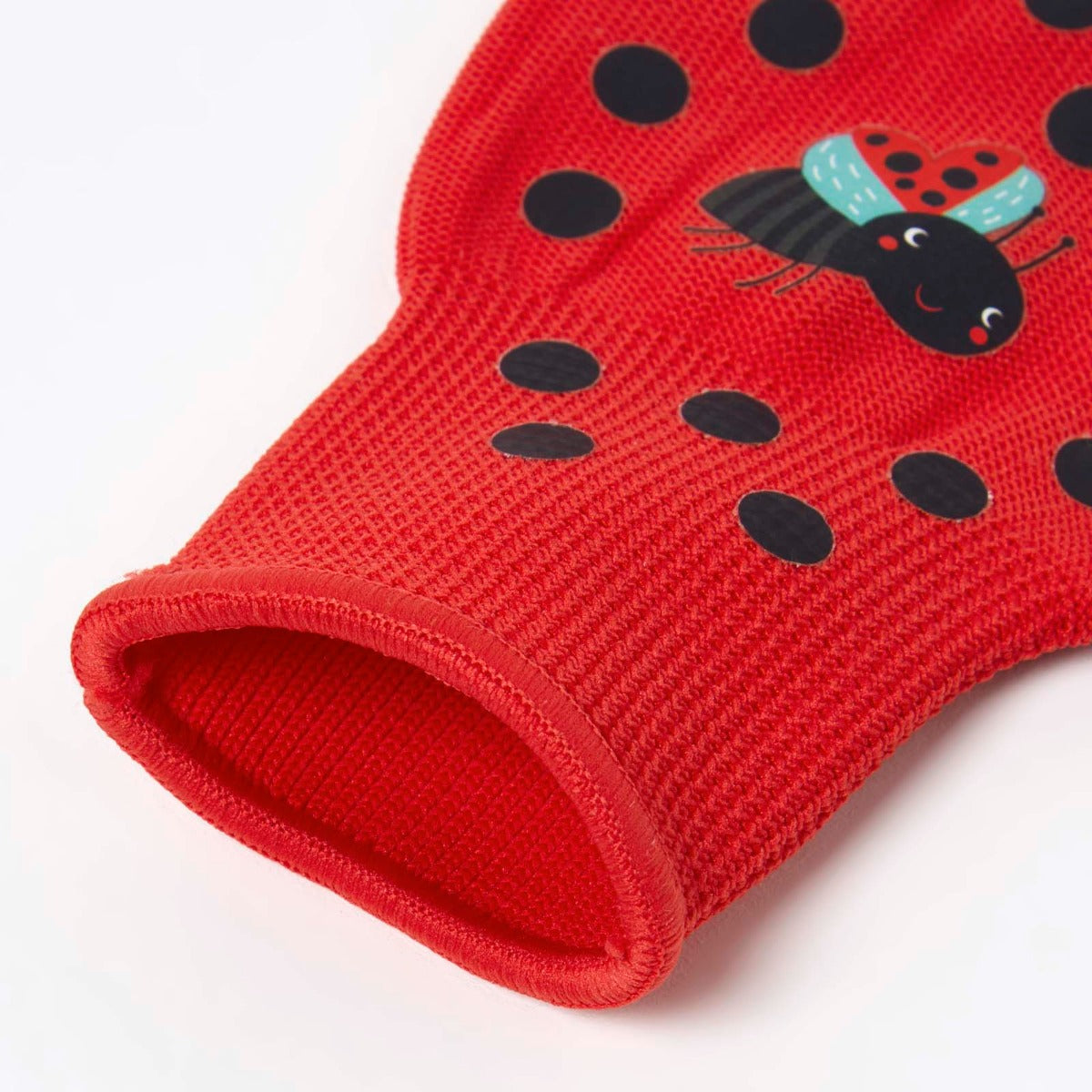 Children's Gardening Gloves With Red Ladybird Design | One Size | Red