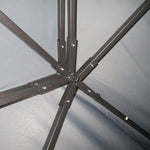 3 X 4m Aluminium Gazebo Marquee Canopy Pavilion Patio Garden | Dark Grey