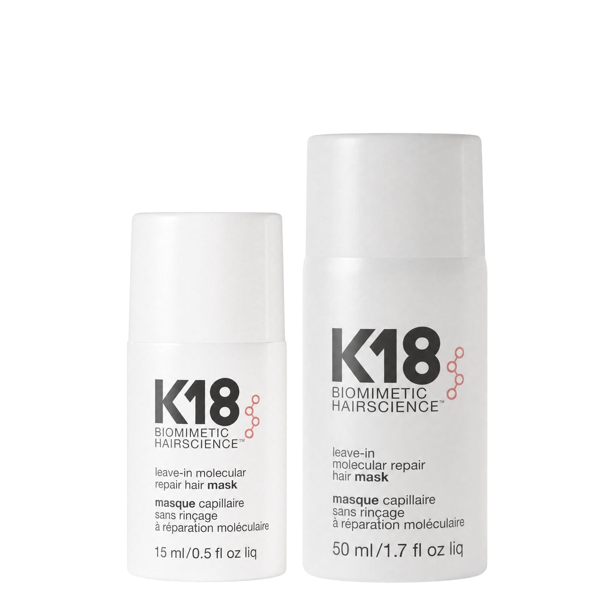 Leave-in Molecular Repair Hair Mask 15ml & 50ml