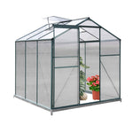 Aluminium Hobby Greenhouse With Base And Openable Window | Medium | Clear