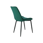 Amelia Velvet Comfort Dining Chairs | One Size | Green
