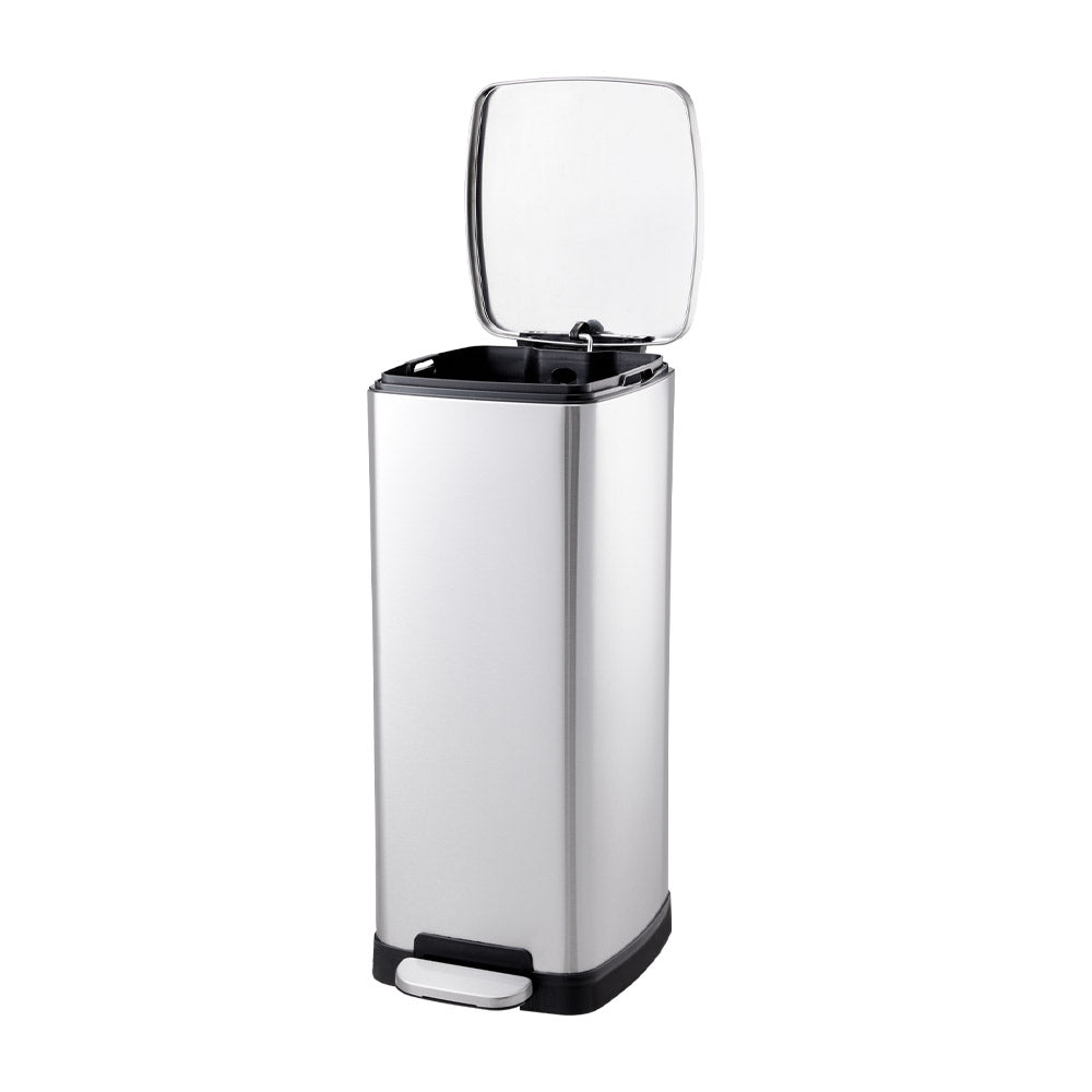 Stainless Steel Step Open Trash Can | 30l