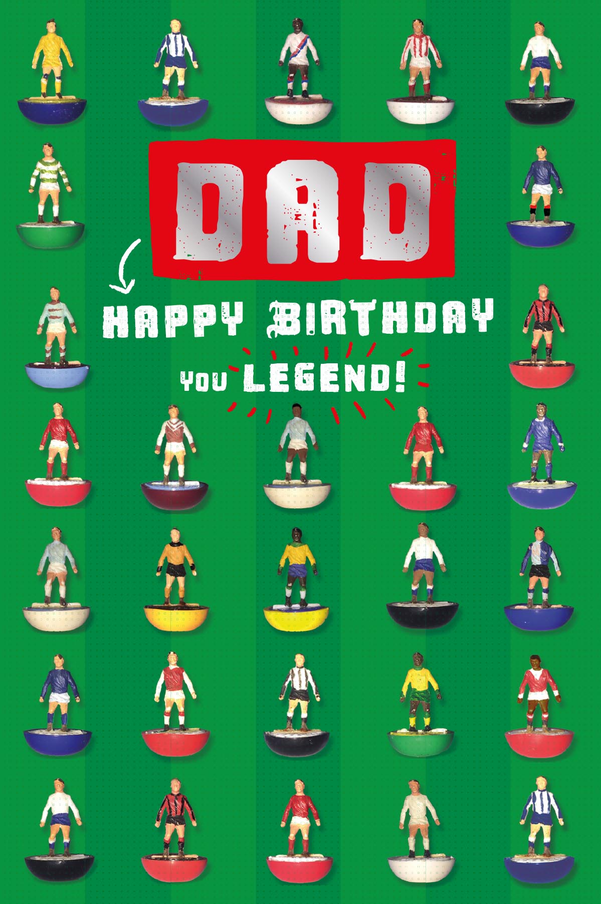 Subbuteo Dad Birthday Card Official Product