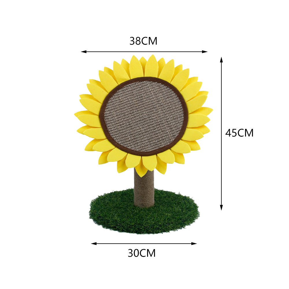 Sisal Sunflower Cat Scratching Post