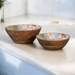Floral Bird Bowl Set Of 2