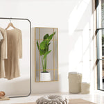 Window Style Vanity Mirror 110 X 50cm Hanging Wall Mirror