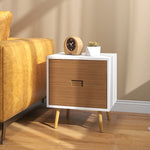 Bedside Table With 2 Drawers For Bedroom, Living Room