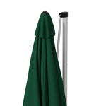 3x3m Cantilever Roma Parasol W/ 360° Crank Handle Tilt | Green