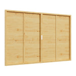 Spruce Wood Fence Panel 180cm W X 90/120/150cm H, Weather-resistant Treated Wood With Eco-friendly Water-based Finish | Medium