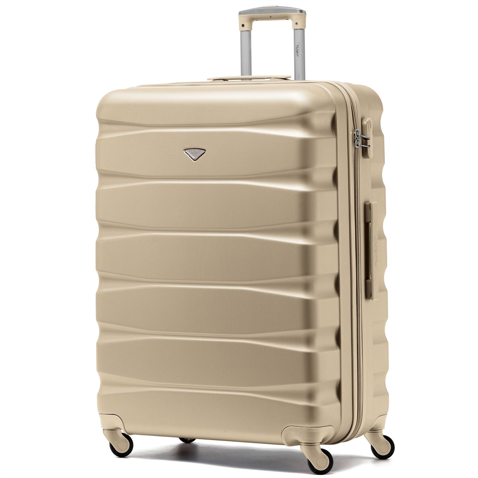 29" Large Suitcase Check-in Hold Luggage Hard Shell 4 Wheels Tsa Lock | Large | Champagne