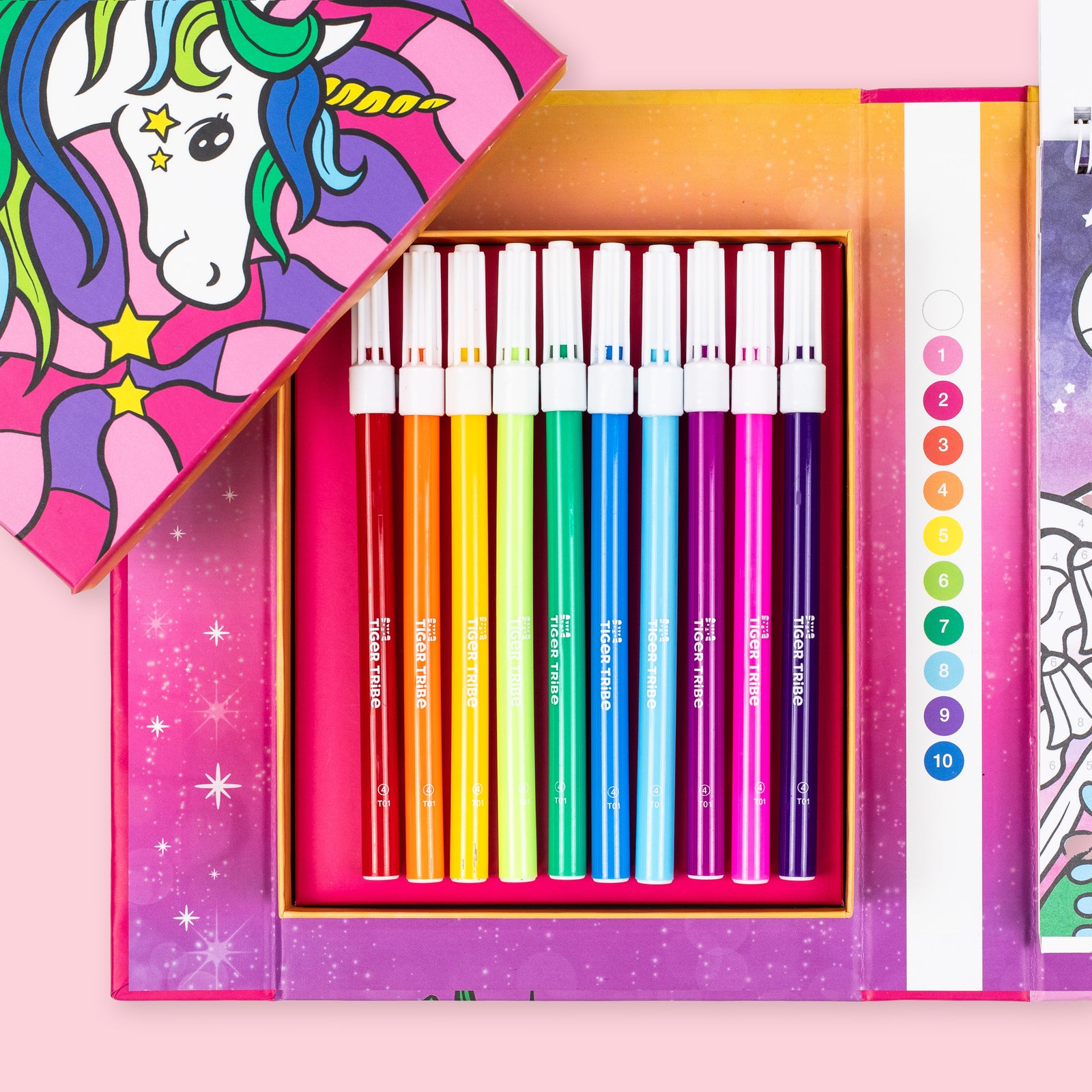 Unicorn Colour By Numbers For Kids