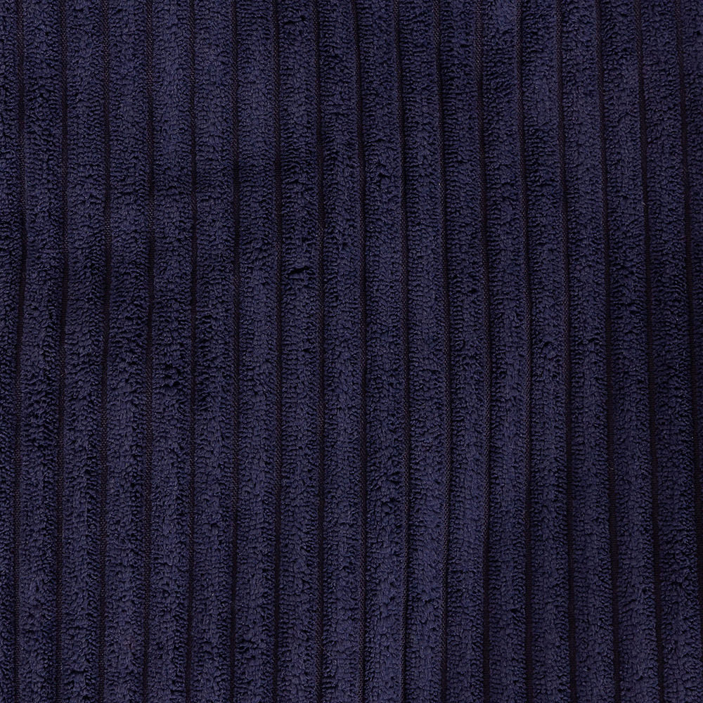 Theo Cord Bean Bag Pouffe Footstool | Navy Blue