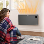 2000w Electric Convector Heater Quiet With Led Display | One Size | Gray