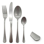 Cutlery Set Stainless Steel Anydate Stonewash | Set of 32 | Silver