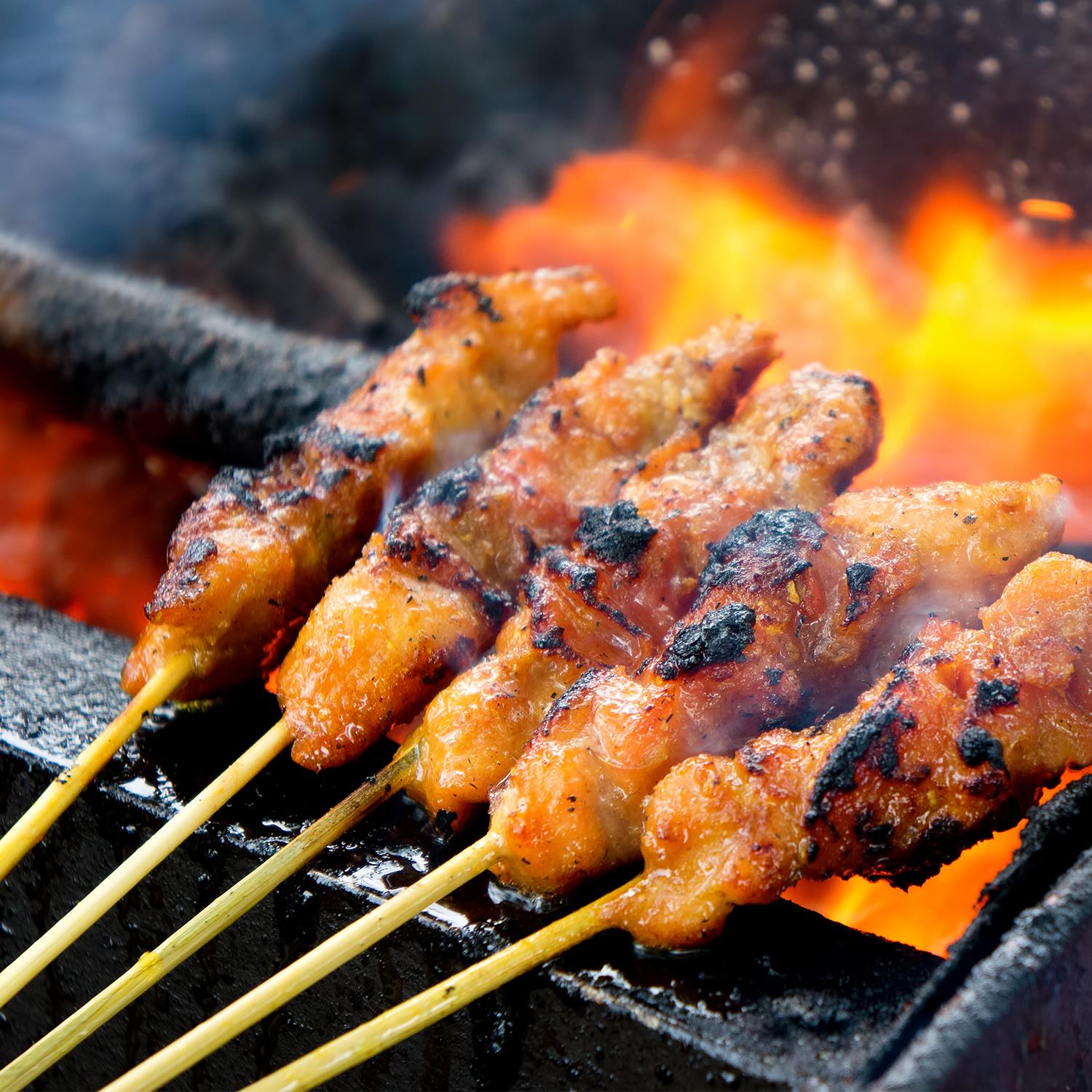 Bar-b-king Bamboo Made Bbq Grilling Skewers 10 Inch, Approx 150 Toothpicks