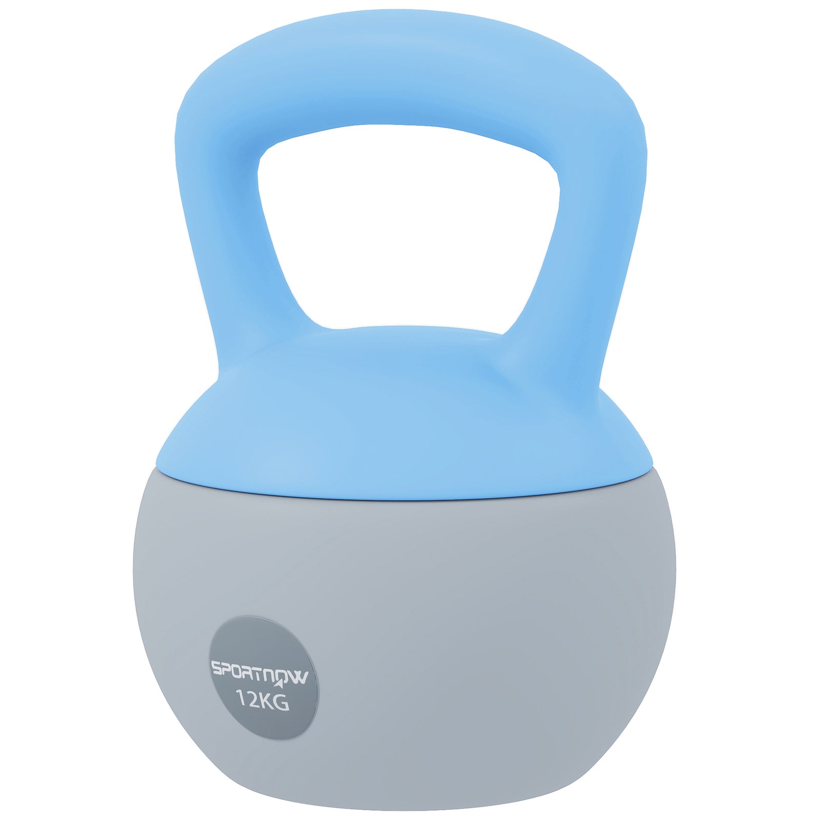 Kettlebell W/ Soft Body, Non-slip Handle | 12kg | Light Blue