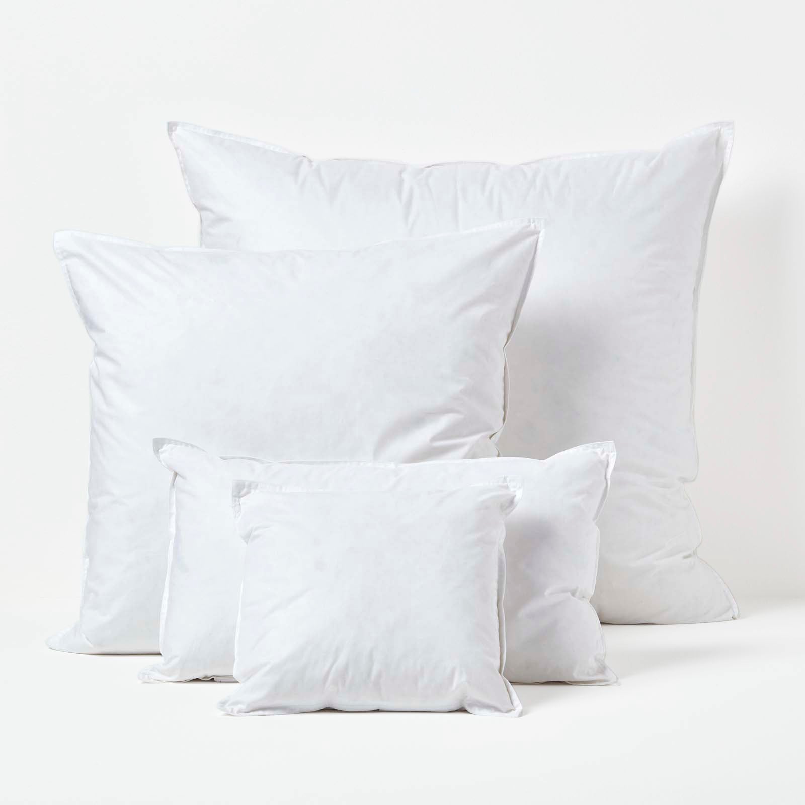 Duck Feather Cushion Pad | 40cm x 40cm | White