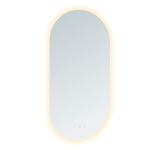 Illuminated Bathroom Mirror 100 X 50 Cm, Oval