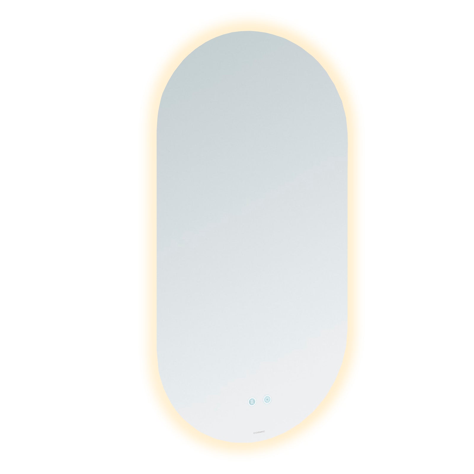 Illuminated Bathroom Mirror 100 X 50 Cm, Oval