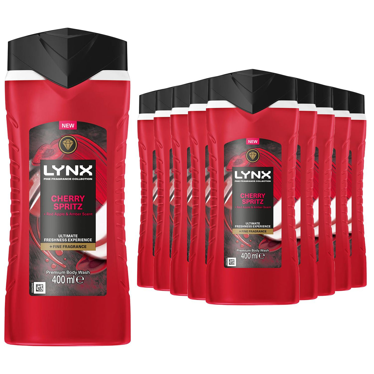 Cherry Spritz Body Wash With 12hrs Of Freshness For Men 400ml | Set of 24