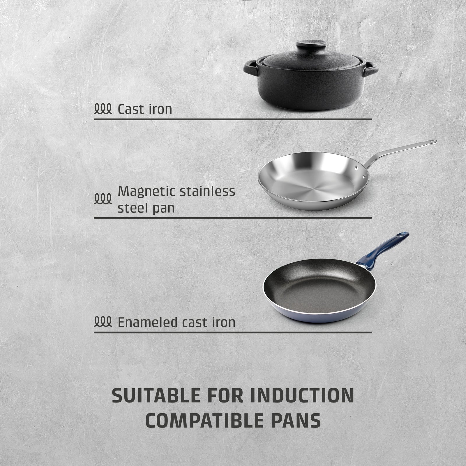 CASO Design Promenu 2400 Portable Induction Hob, Double Electric Hob With 12 Power Levels Up To 240°c