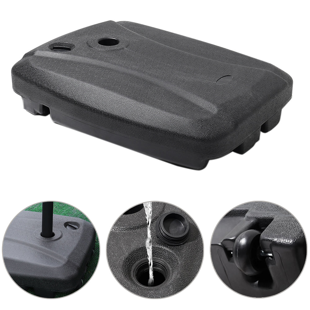 Hdpe Water And Sand Filled Freestanding Parasol Base With Wheels