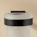 Toilet Roll Holder Black Matte | Screws Installation | 3 X 12.5 X 3 Cm